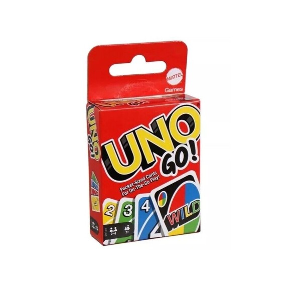 10 PACK BULK UNO Go Mini Card Game Mini Travel Pocket Sized Cards Mattel, New - Picture 2 of 4